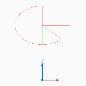 arc in ucs as front view