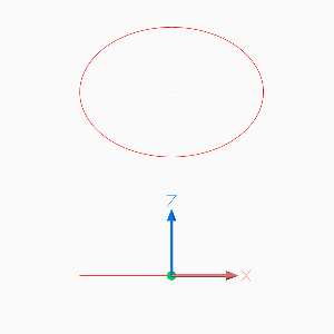 circle in ocs as front view