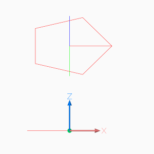 pentagon in ucs as front view